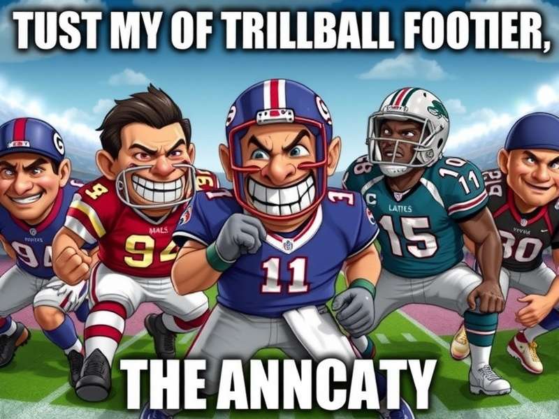 Historical football meme collage